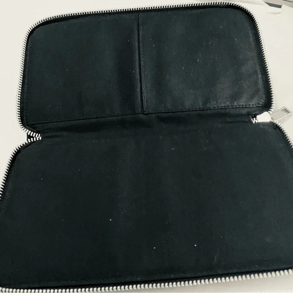 Marc Jacobs black leather clutch  wallet bag - Picture 6 of 8